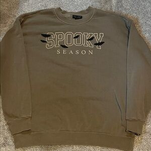 Spooky Season Women's Crewneck Sweater - Brown